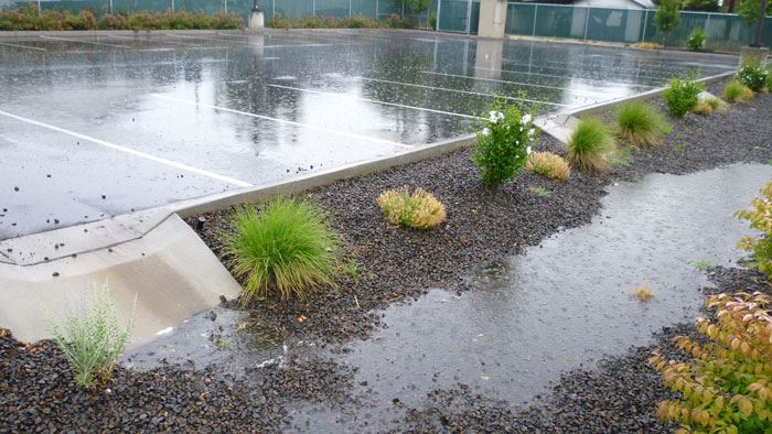 Parking Space flooding