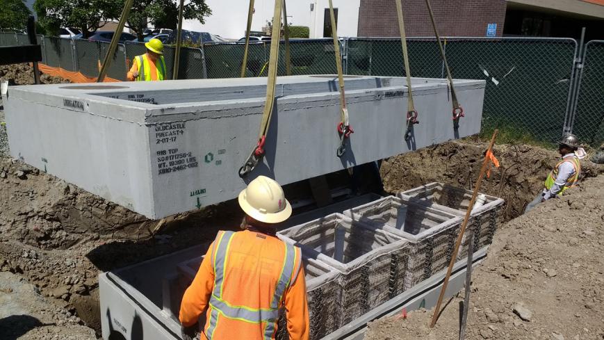 Contractors Bio-Clean Modular-Wetlands Installation